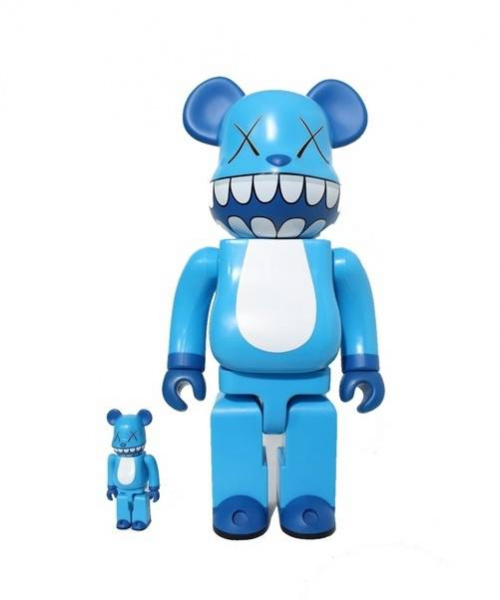 Be Rbrick Kaws A Nation ベアブリック カウズ エイネイション 2体セットフィギュア 400 100 ブルー サイズ 記載無し ブランド古着の通販サイト ブランドコレクト