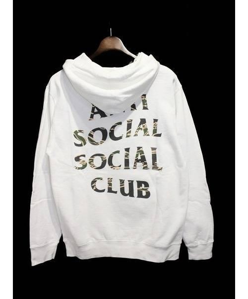 Anti Social Social Club アンチソーシャルソーシャルクラブ パーカー ホワイト サイズ S ブランド古着の通販サイト ブランドコレクト