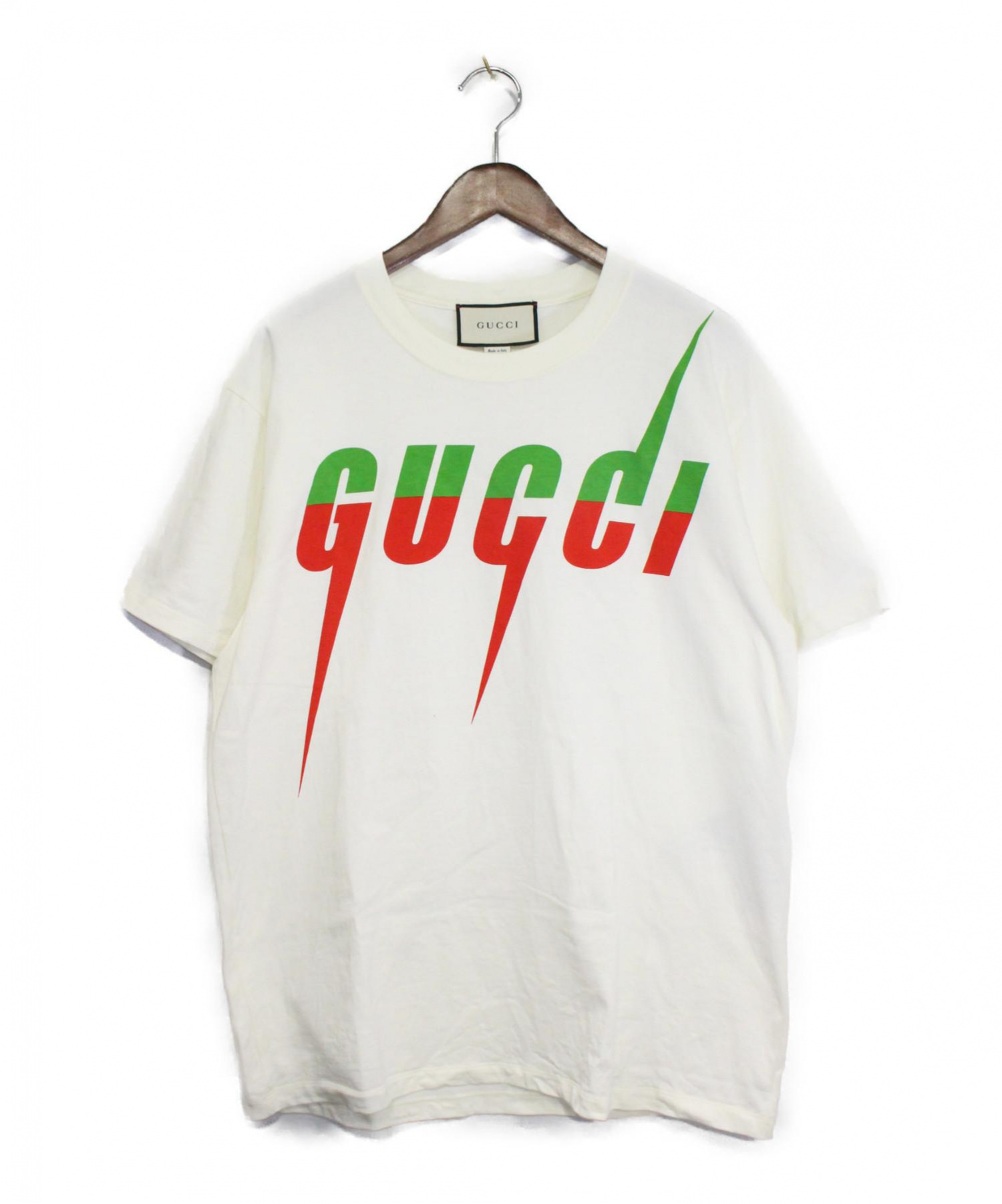 GUCCI (グッチ) グッチブレードロゴTシャツ サイズ:XS