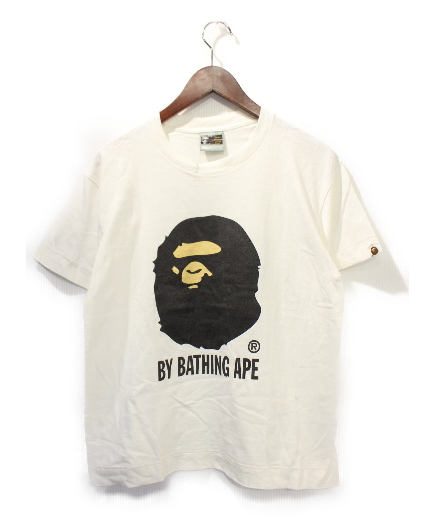 A BATHING APE (アベイシングエイプ) 大猿Tシャツ ホワイト サイズ:M
