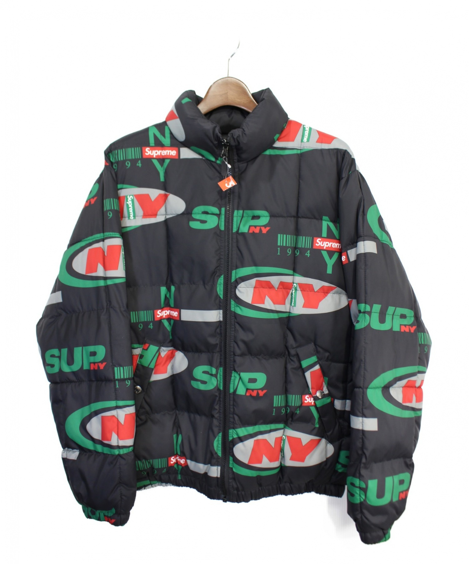 和風 SUPREME NY REVERSIBLE PUFFY JACKET 白 M - 通販 - www