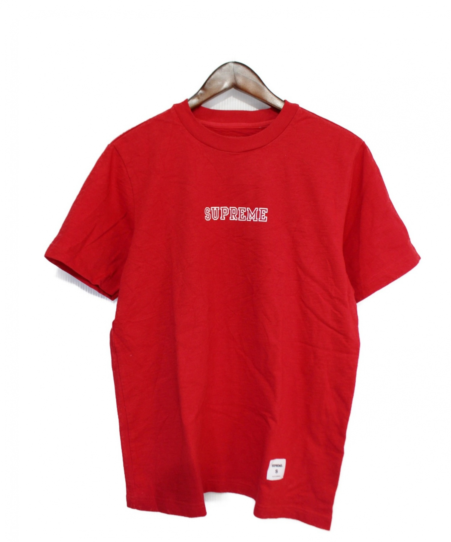 Supreme シュプリーム ロゴtシャツ レッド サイズ S ブランド古着の通販サイト ブランドコレクト