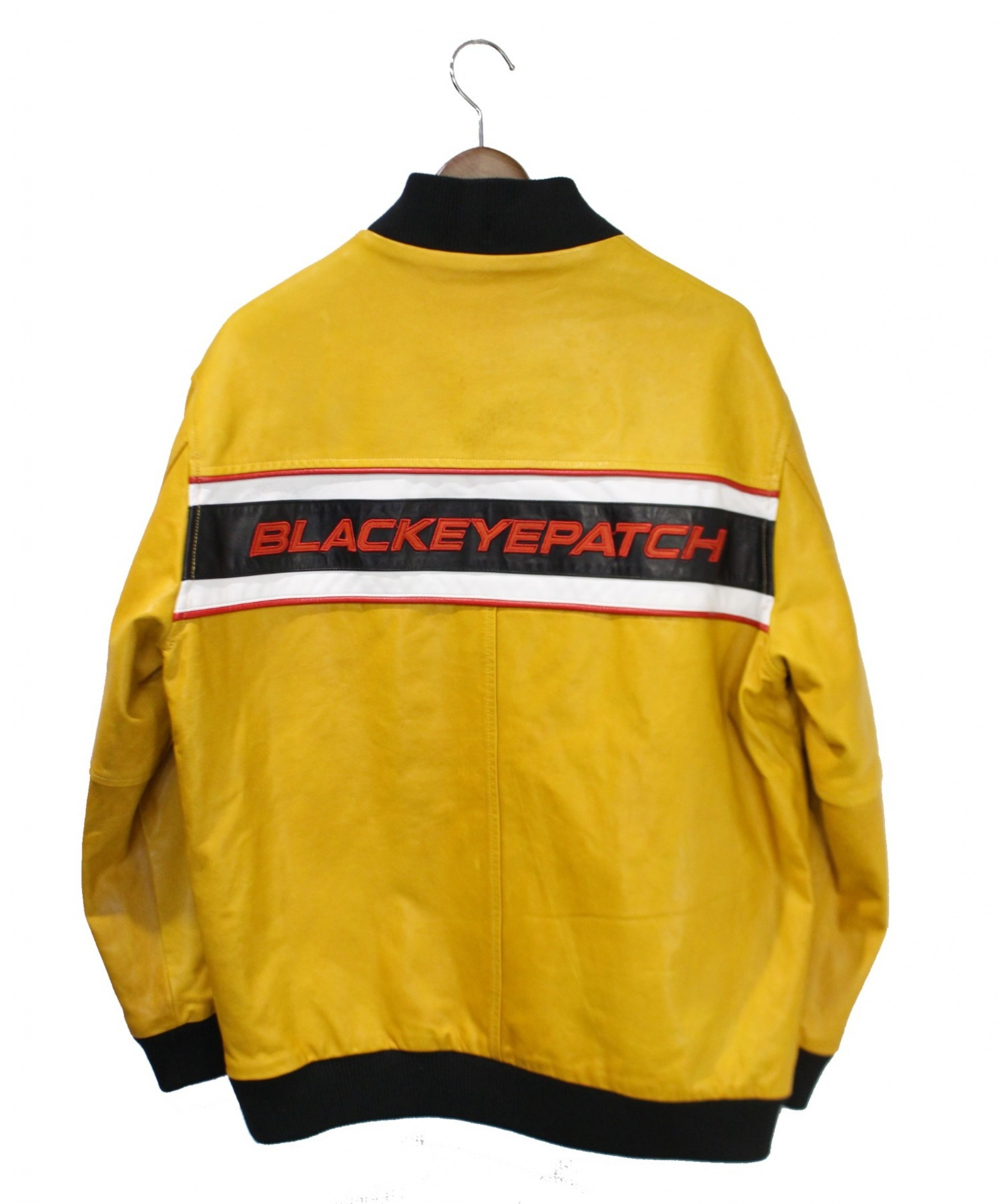 BLACK EYE PATCH (ブラックアイパッチ) ジャケット ブラック×イエロー サイズ:Ｌ｜ブランド古着の通販サイト【ブランドコレクト】