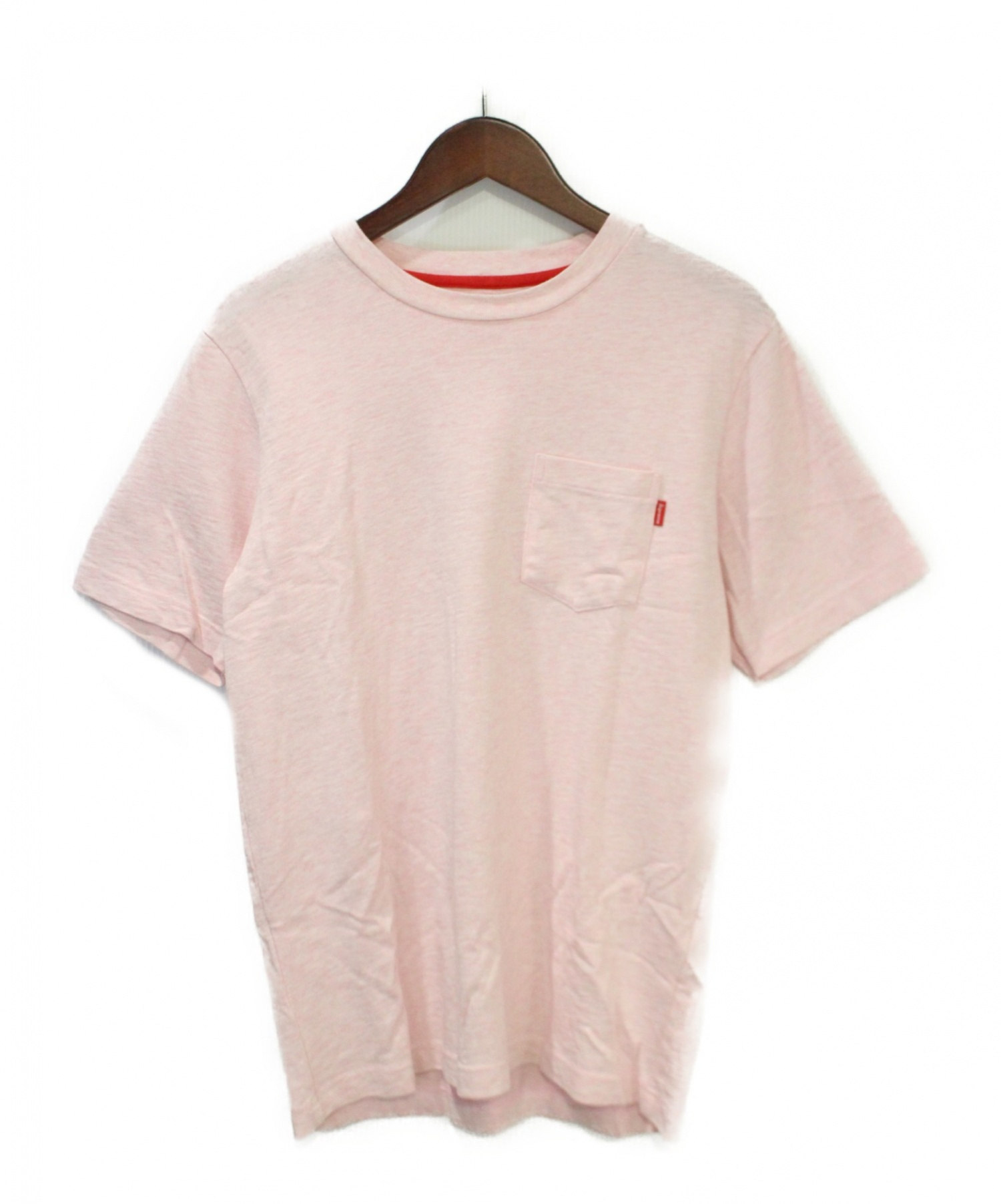 Supreme シュプリーム ポケットtシャツ ピンク サイズ S ブランド古着の通販サイト ブランドコレクト