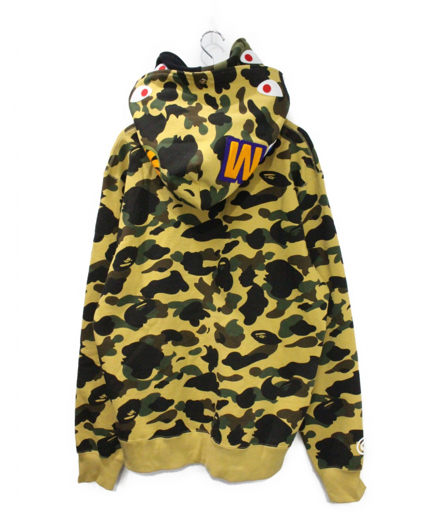 A BATHING APE (アベイシングエイプ) 1st CAMO SHARK FULL ZIP DOUBLE カーキ サイズ:2XL｜ブランド古着 の通販サイト【ブランドコレクト】