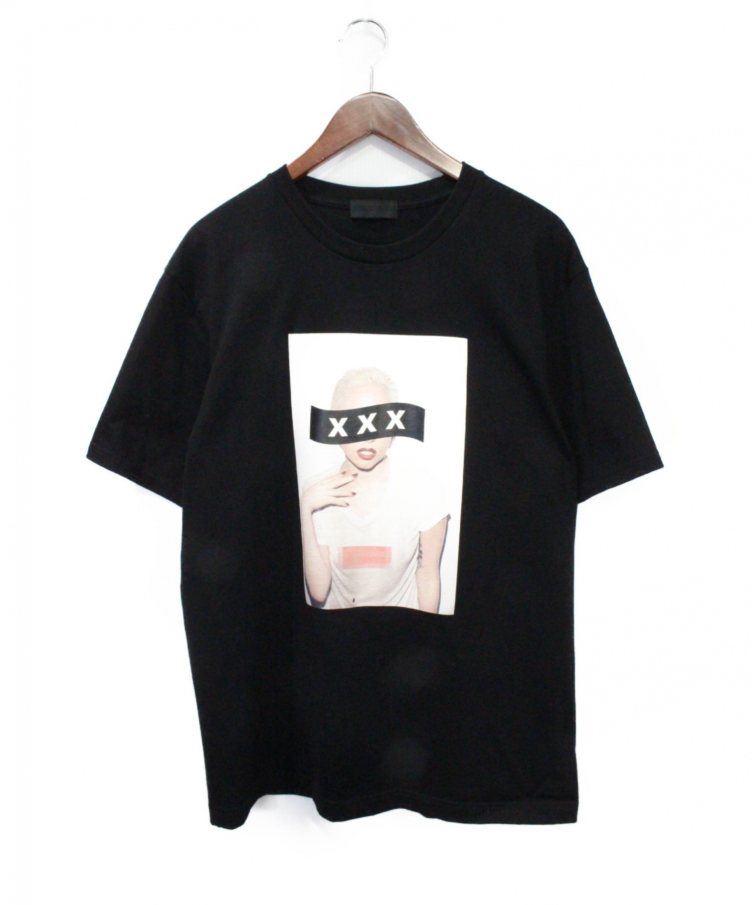 GOD SELECTION XXX (ゴットセレクショントリプルエックス) Tシャツ ブラック サイズ:Ｍ