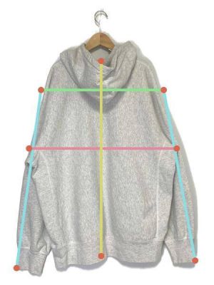SUPREME (シュプリーム) Icy Arc Hooded Sweatshirt グレー サイズ:Ｌ 