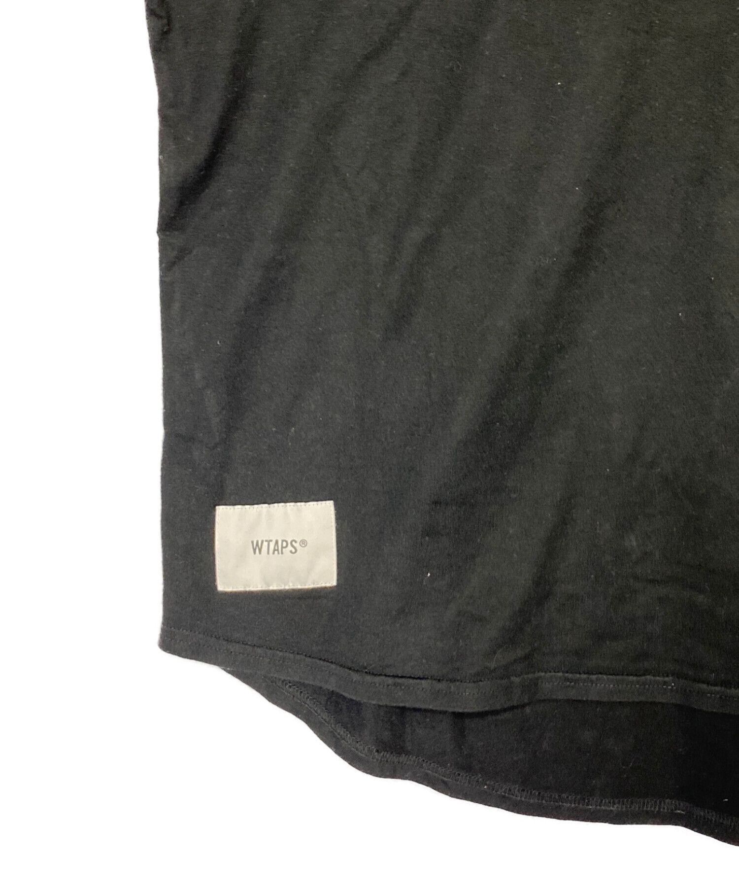 WTAPS (ダブルタップス) Tシャツ ブラック サイズ:X02｜ブランド古着の 