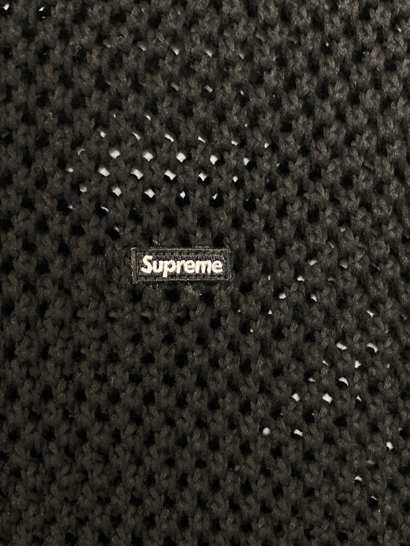 オープン Supreme Supreme Open Knit Small Box Sweater XLの通販 by