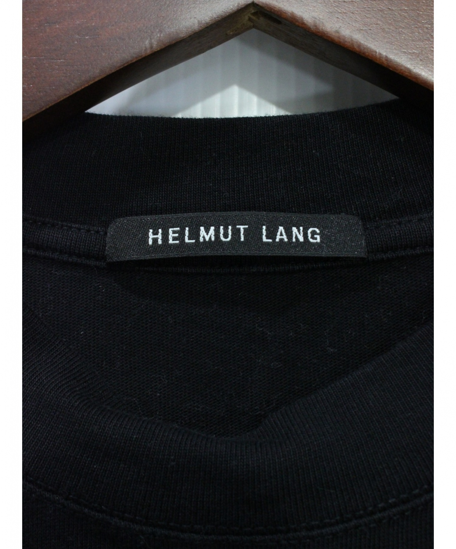 HELMUT LANG (ヘルムートラング) Austria Tシャツ ブラック サイズ:S 