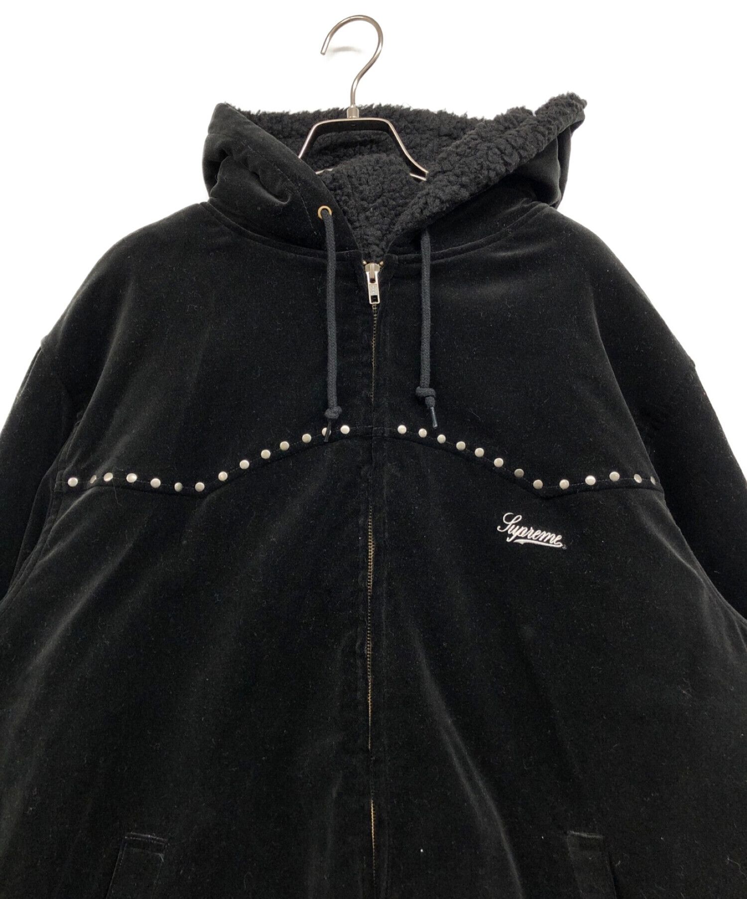 アウター ジャケット Supreme Studded Velvet Hooded Jacket - 通販