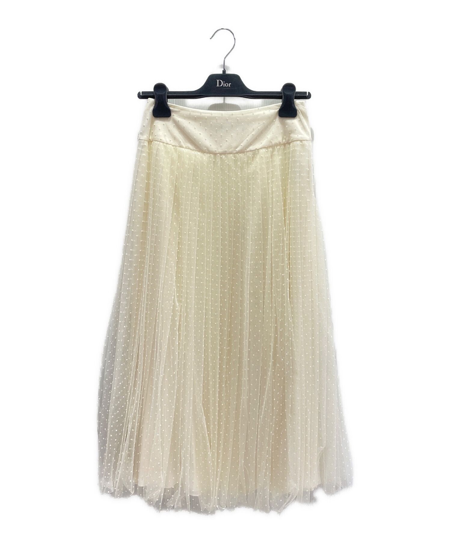 Christian Dior (クリスチャン ディオール) チュールスカート ホワイト サイズ:36