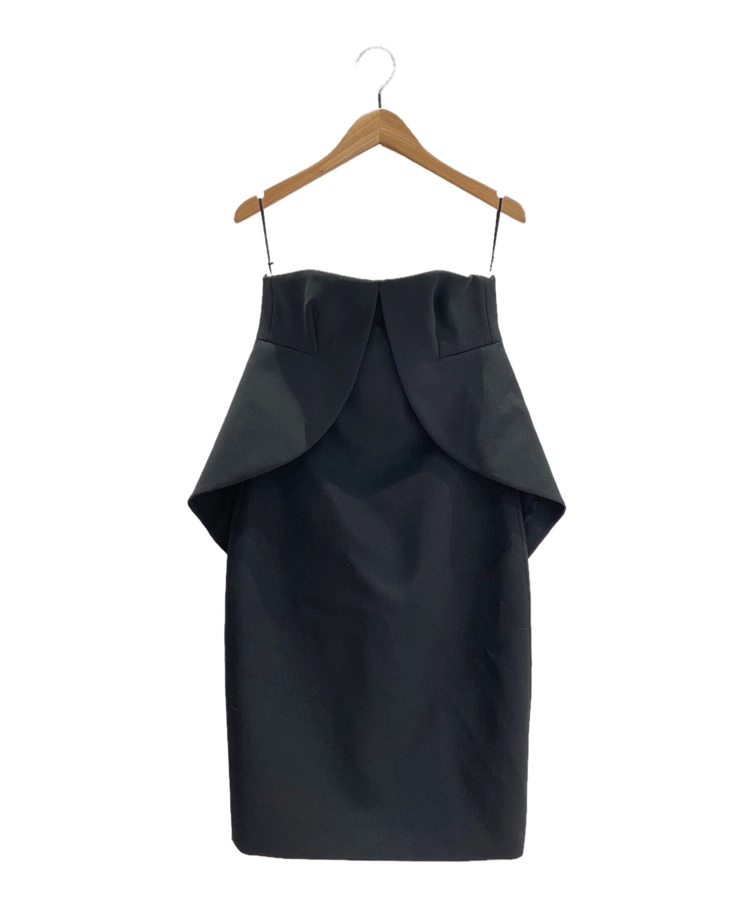 BALENCIAGA バレンシアガ ワンピース チューブトップ ブラック ドレス