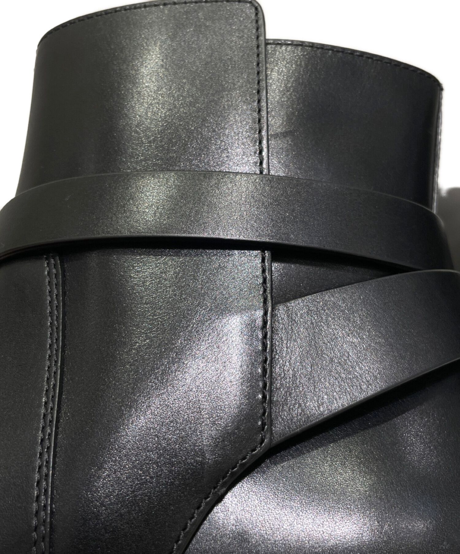 HERMES (エルメス) ネオショートブーツ ブラック サイズ:38 未使用品