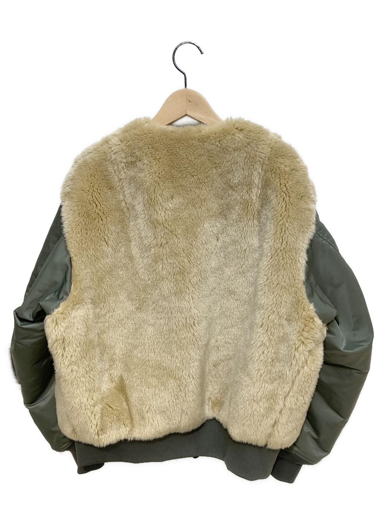 HYKE FLIGHT FAUX SHEARLING JACKET - アウター