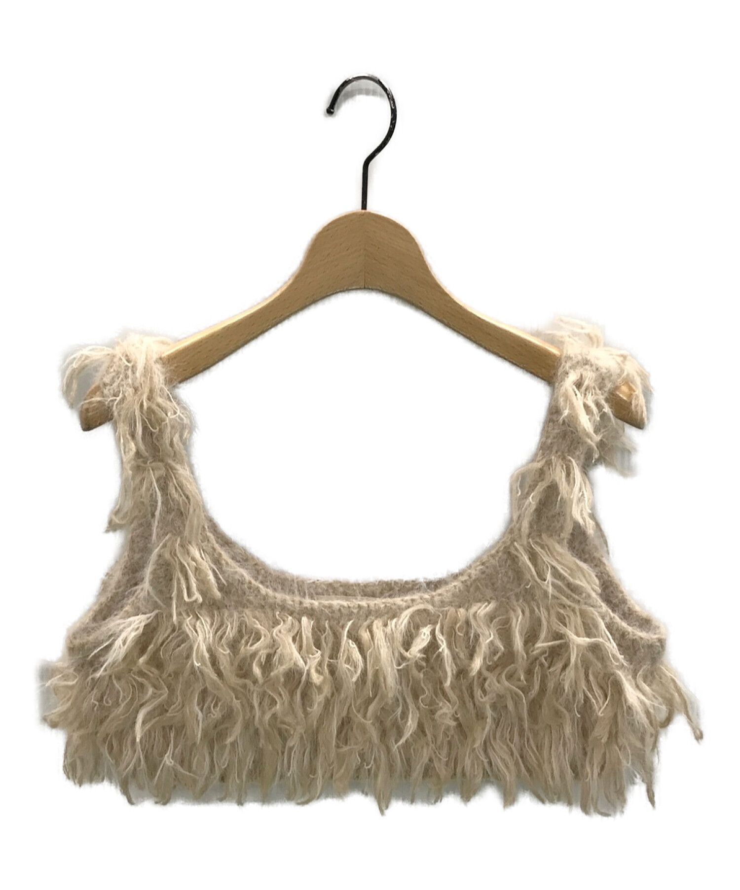 Leinwande Mohair mixed fringe top BLACK actionaid-ngr.org