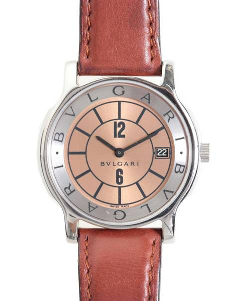 Bvlgari (ブルガリ) ソロテンポ/腕時計 ブラウン サイズ:- ST 35 S