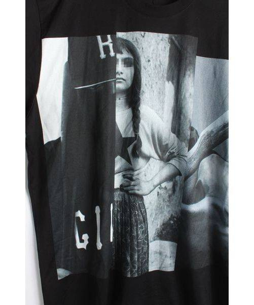 GIVENCHY（ジバンシー） 14SSコロンビアンフィットジプシープリントTシャツ メンズ ブラック サイズ M