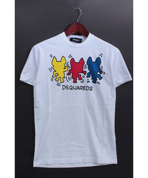 DSQUARED2(ディースクエアード) キースヘリングプリントTシャツ 