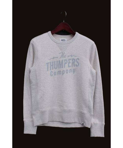 Thumpers Brooklyn Nyc サンパースブルックリンエヌワイシー プリントスウェット オフホワイト サイズs ブランド古着の通販サイト ブランドコレクト